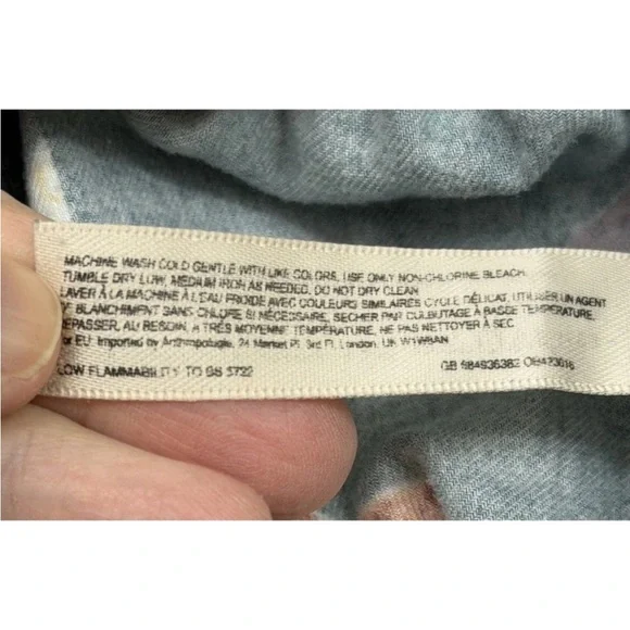 Anthropologie Colorful Bird Print Pajama Pants - Picture 10 of 13